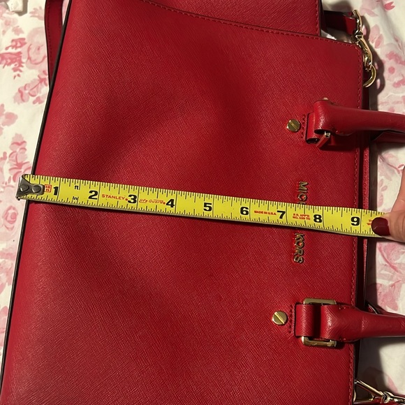 Red Michael Kors bag and wallet set - Picture 14 of 16
